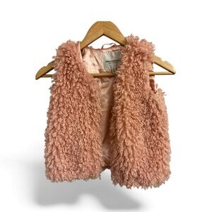 Urban Republic Pink Faux Fur Vest